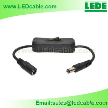 12V Inline DC Cable with On Off Switch